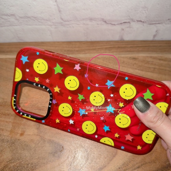 Casetify Smiley Face Phone Case IPhone 14 Pro Max - Picture 3 of 3